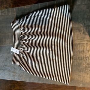 Cream and Black Stripe Shirt